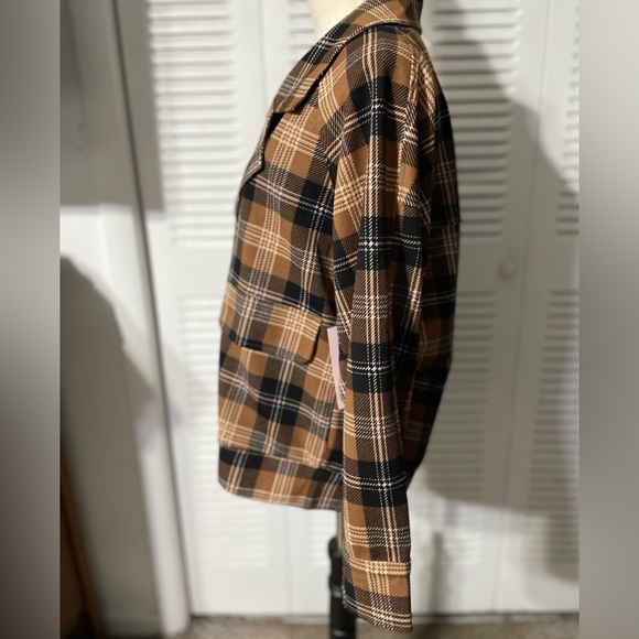 LOVE MAVEN WOMEN'S MEMORIES JACKET BROWN LIGHT FABRIC SIZE L - Picture 9 of 16